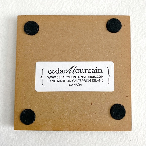 Cedar Mountain Handmade Coaster Set - Picture 6 of 6